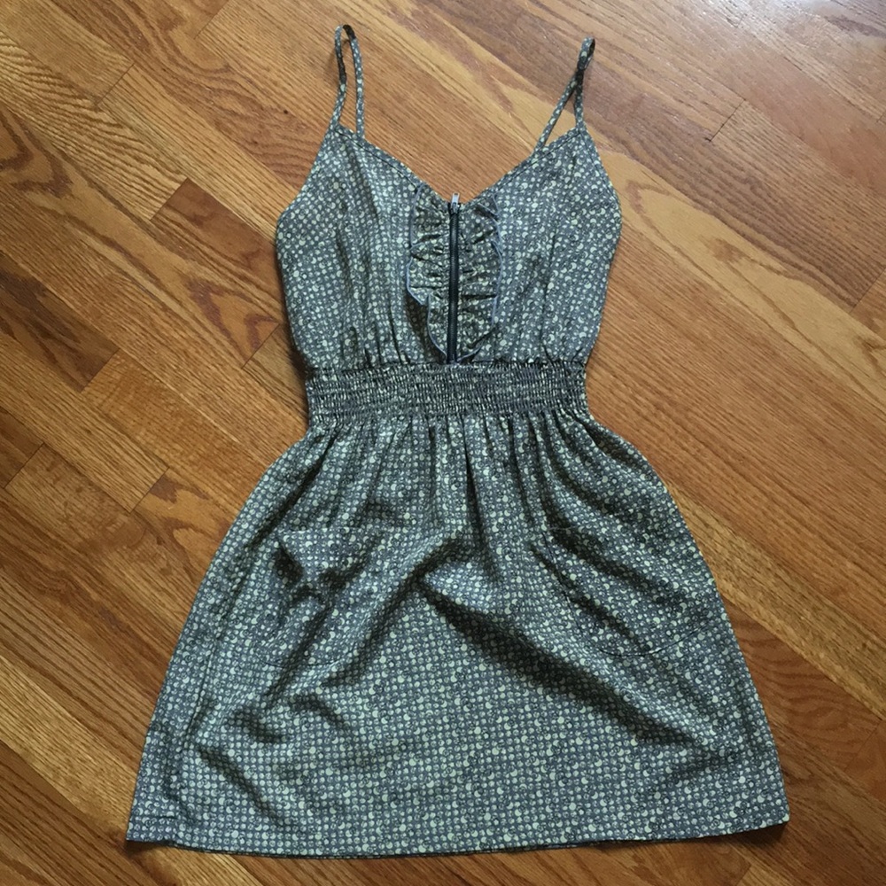 Patterned skater dress